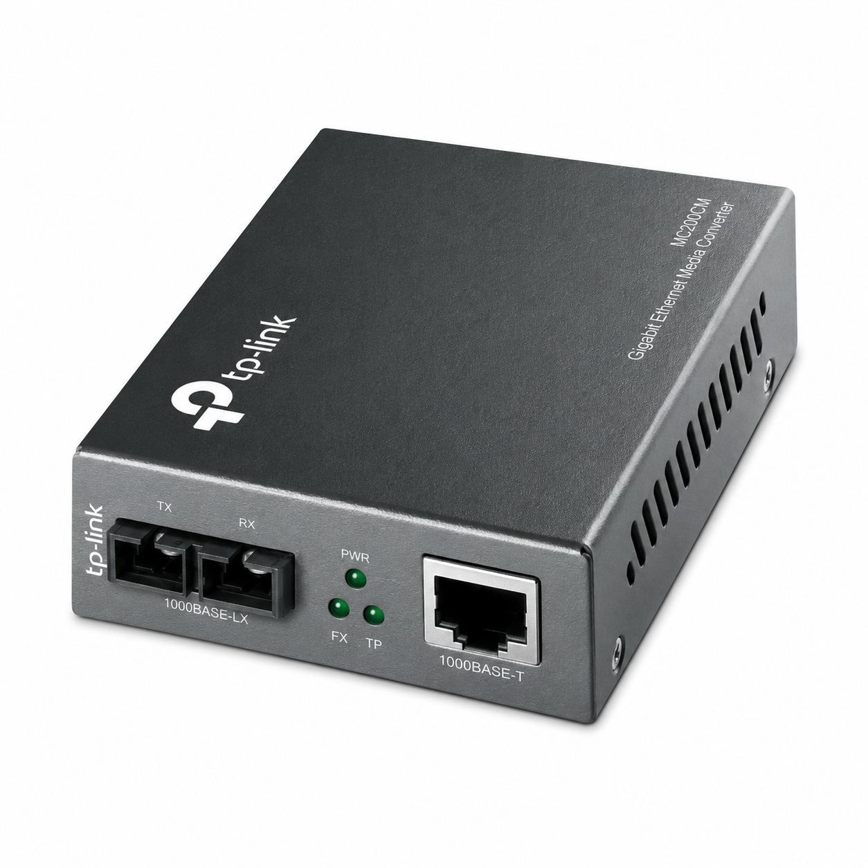 Convertidor de Medios Gigabit TP-Link MC200CM para Fibra Óptica Multimodo