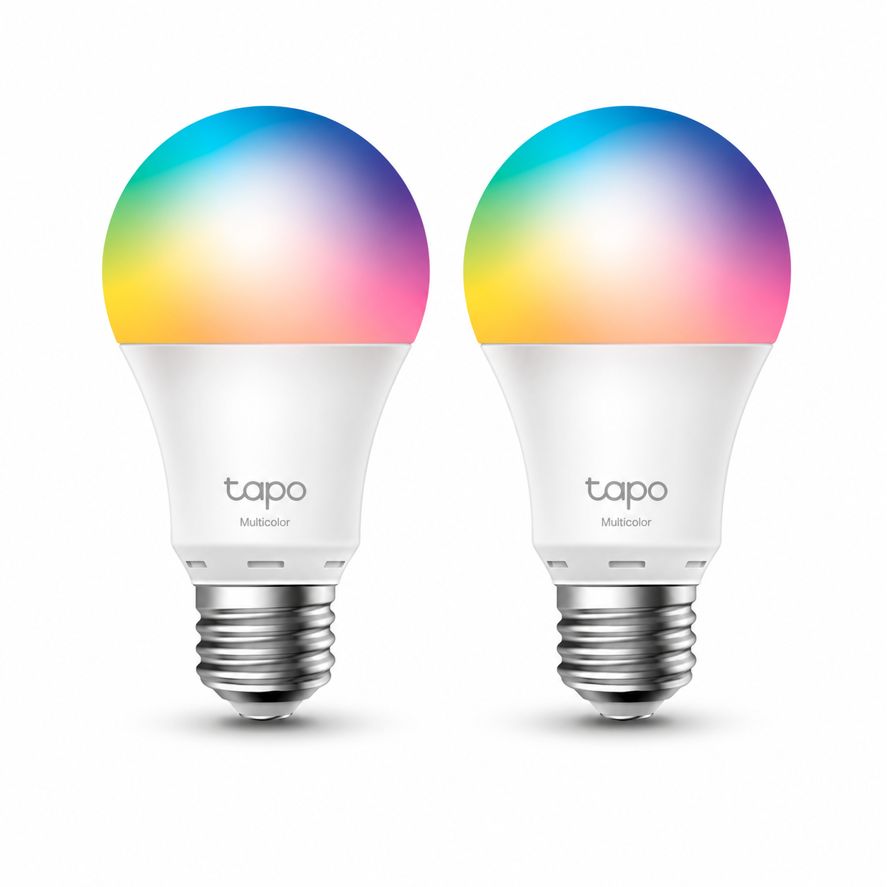 Pack de 2 Bombillos Inteligentes WiFi Tapo L530E RGB Multicolor